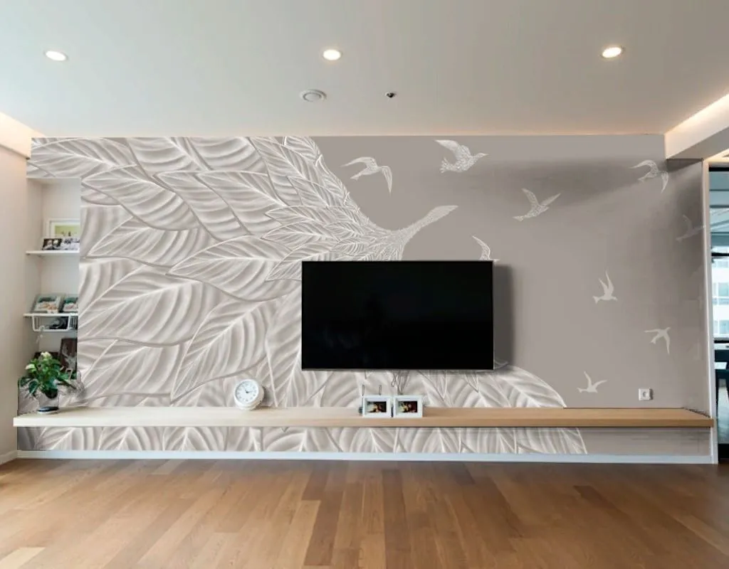 Фотообои в интерьере птица в полете  14-783 фото