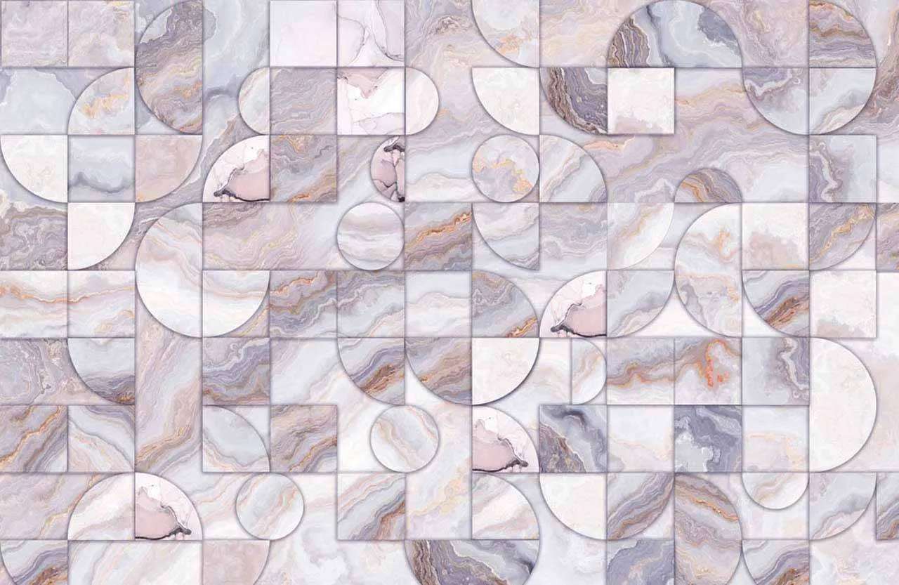 Фотообои в интерьере абстракция в мраморе  13-078 фото