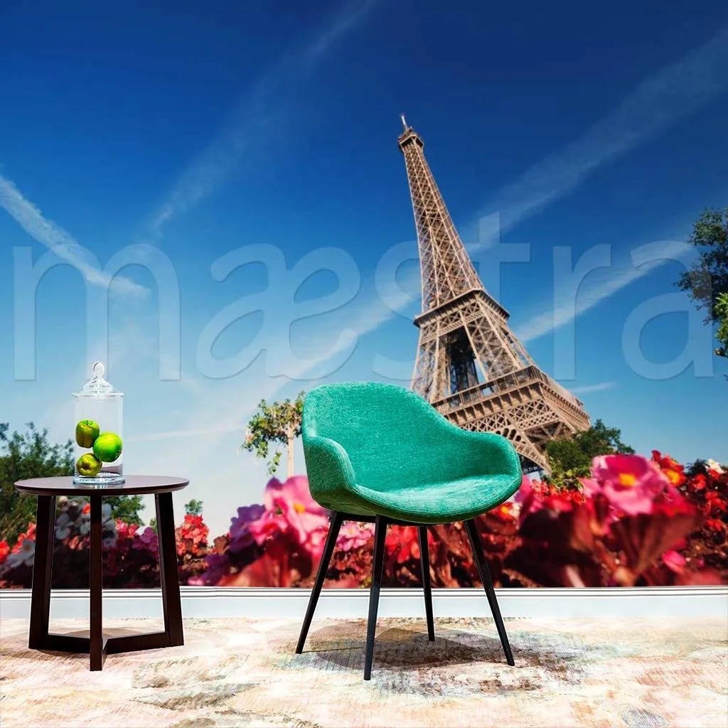 Фотообои Вид на эйфелеву башни снизу  4-197