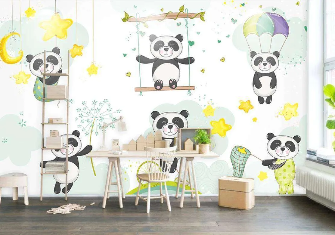 Фотообои Смешные панды  15-150