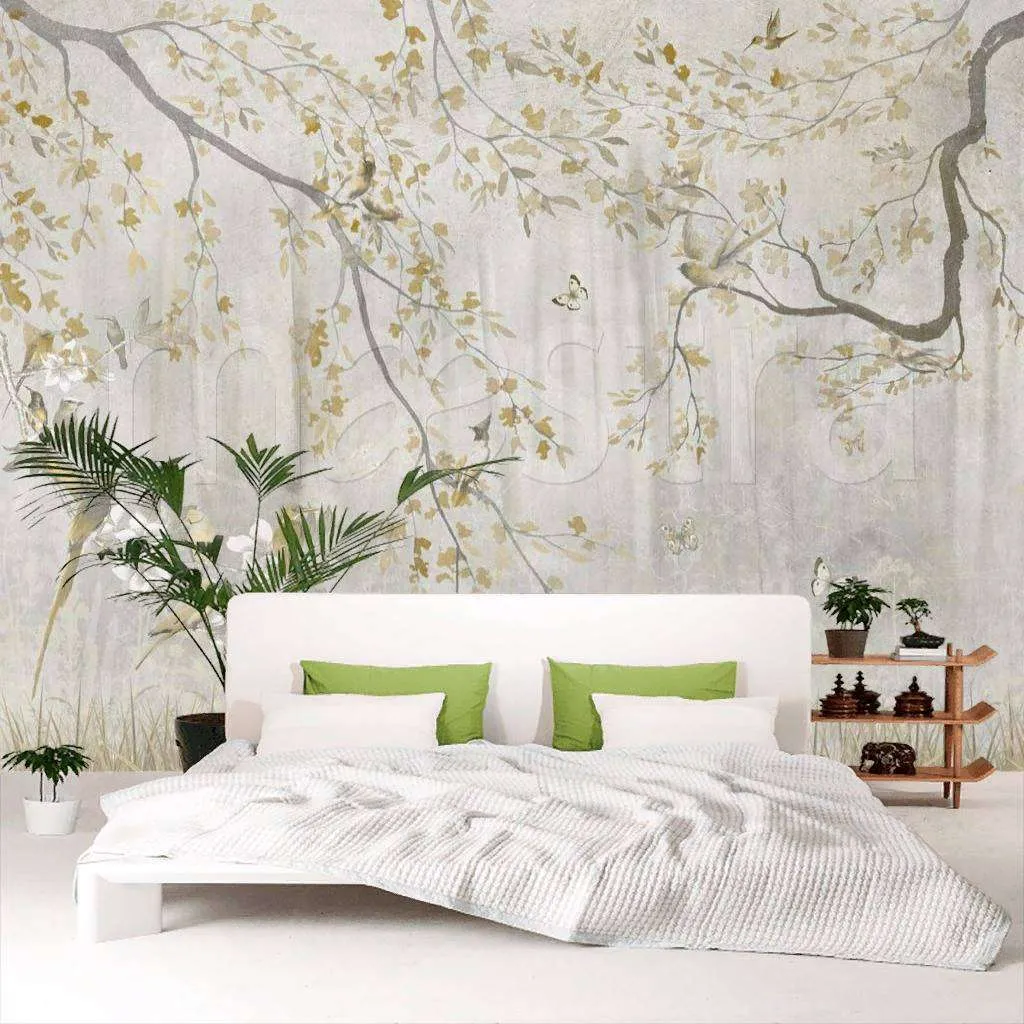 Фотообои в интерьере японский сад  7-788 фото