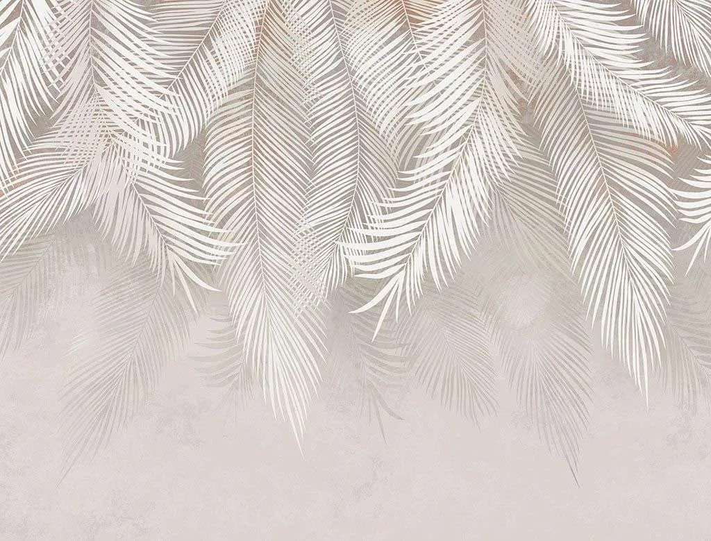 Фотообои в интерьере листья сверху  14-278 фото