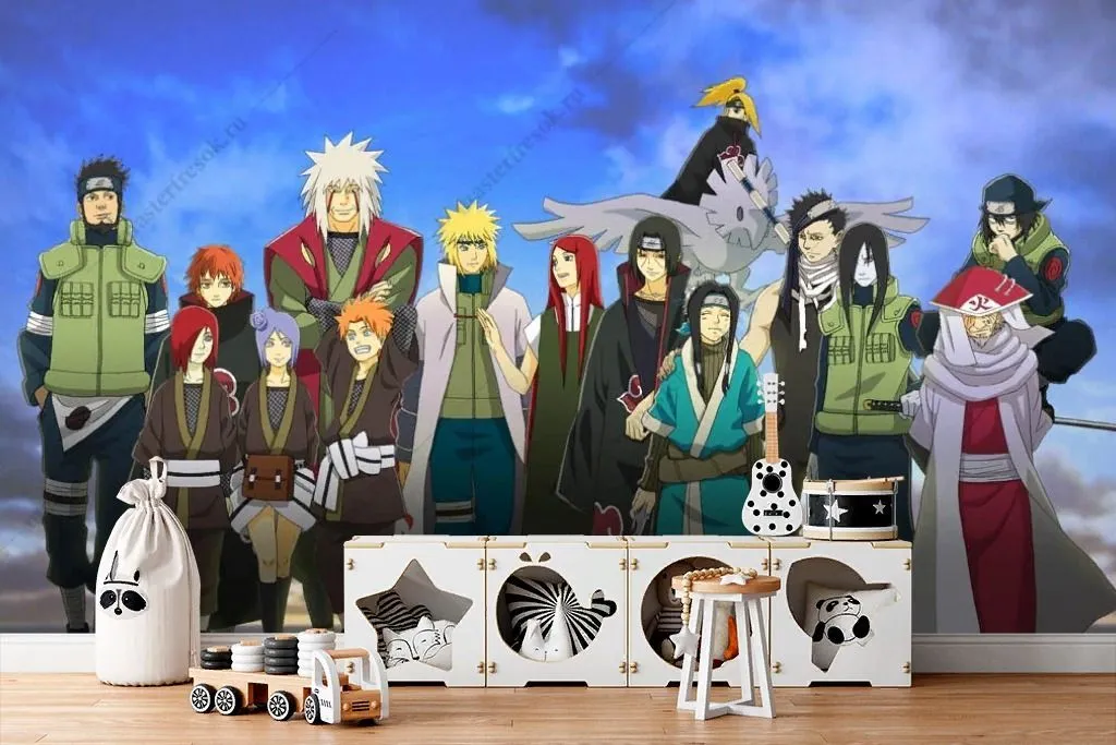 Фотообои Наруто команды Конохи  12-1339