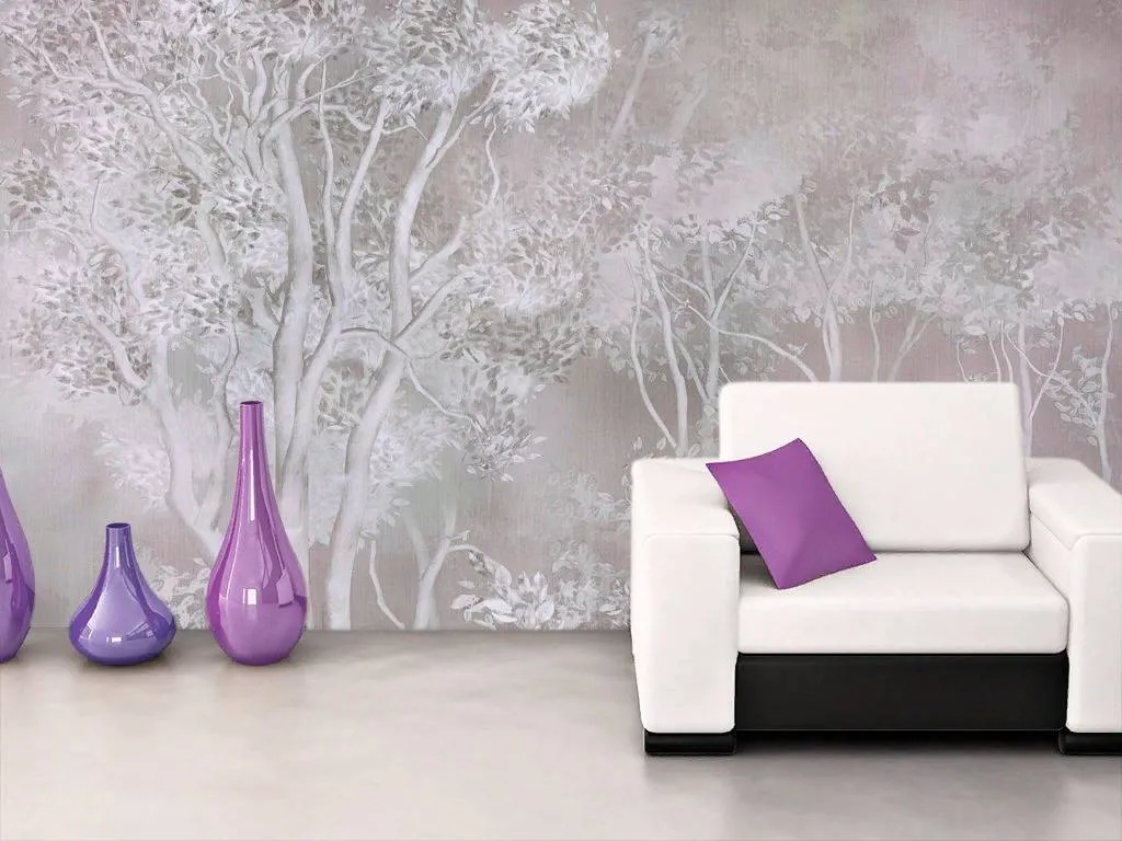 Фотообои Деревья туманные  13-236