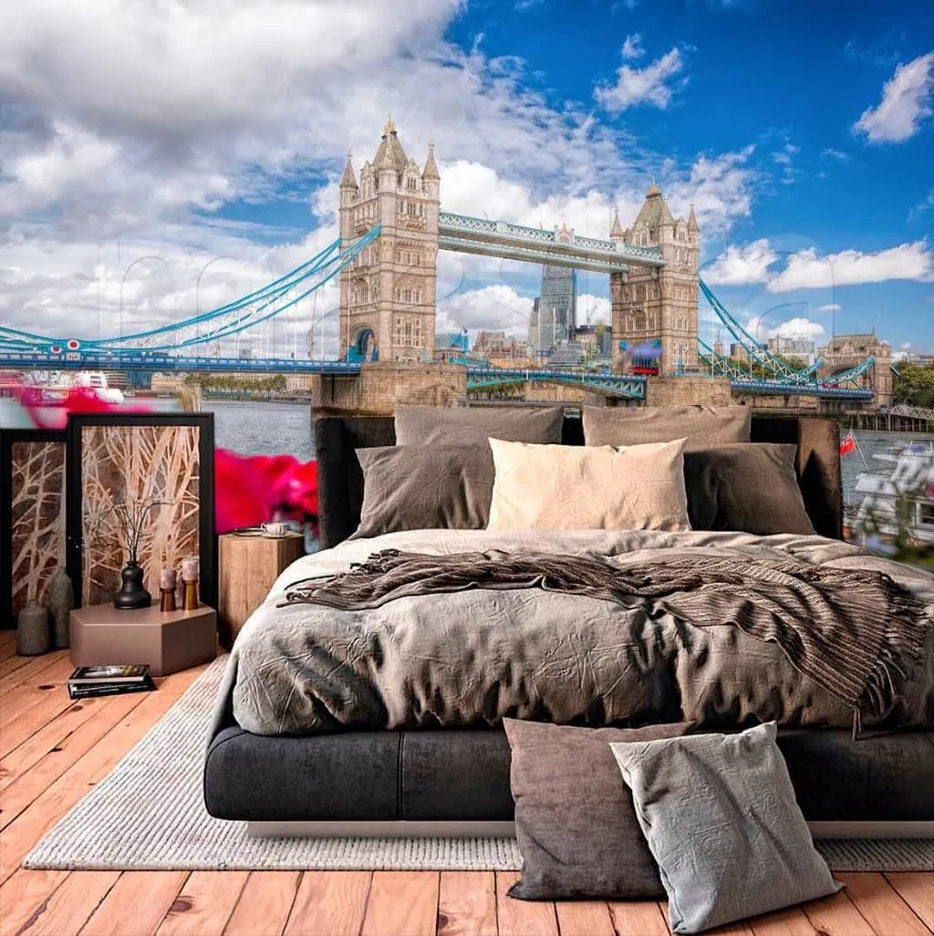 Фотообои в интерьере лондон бескрайний  9-579 фото