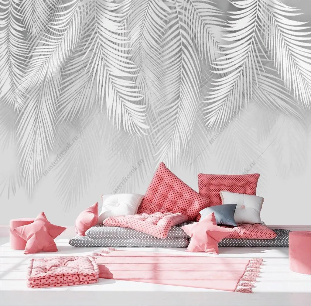 Фотообои Светлые листья пальмы  10-770