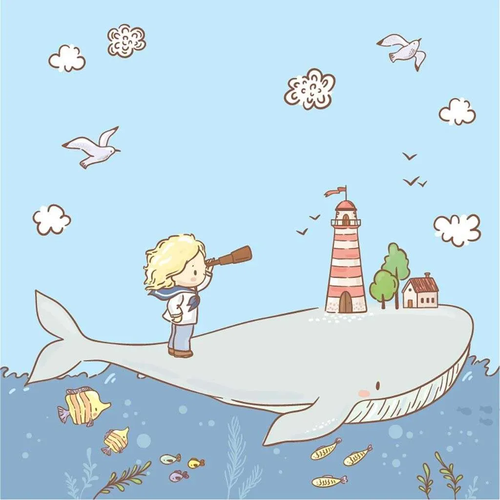 Фотообои в интерьере маленький моряк  12-1163 фото