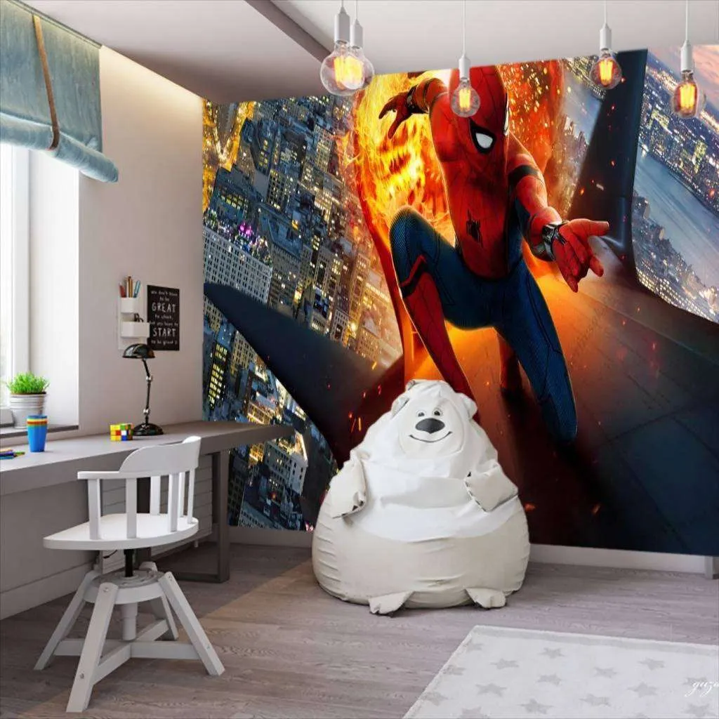 Фотообои Бесшовные обои на стену:  Человек-паук. Артикул: 12-1062  