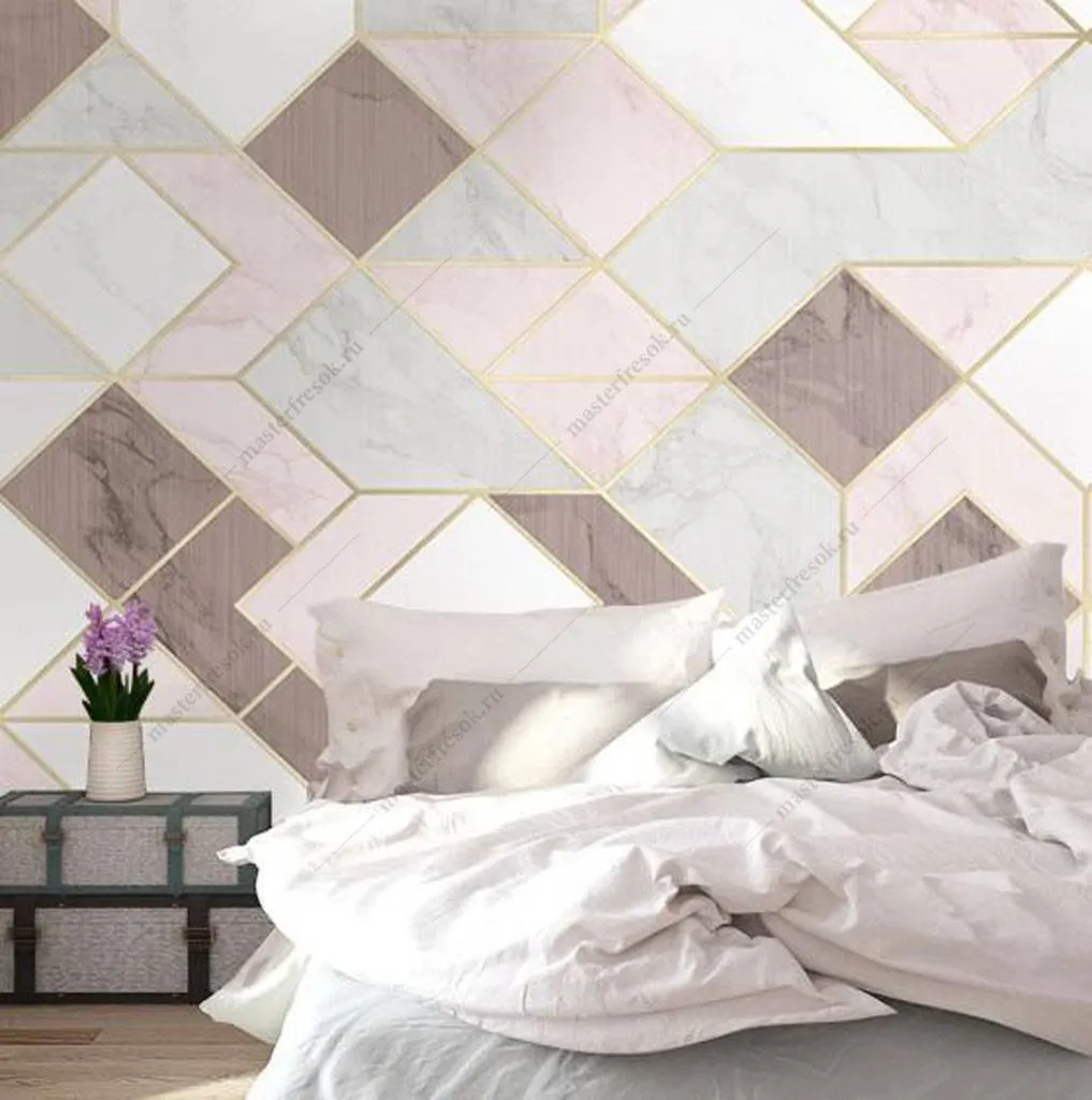 Фотообои Геометрия-ромбики  16-136