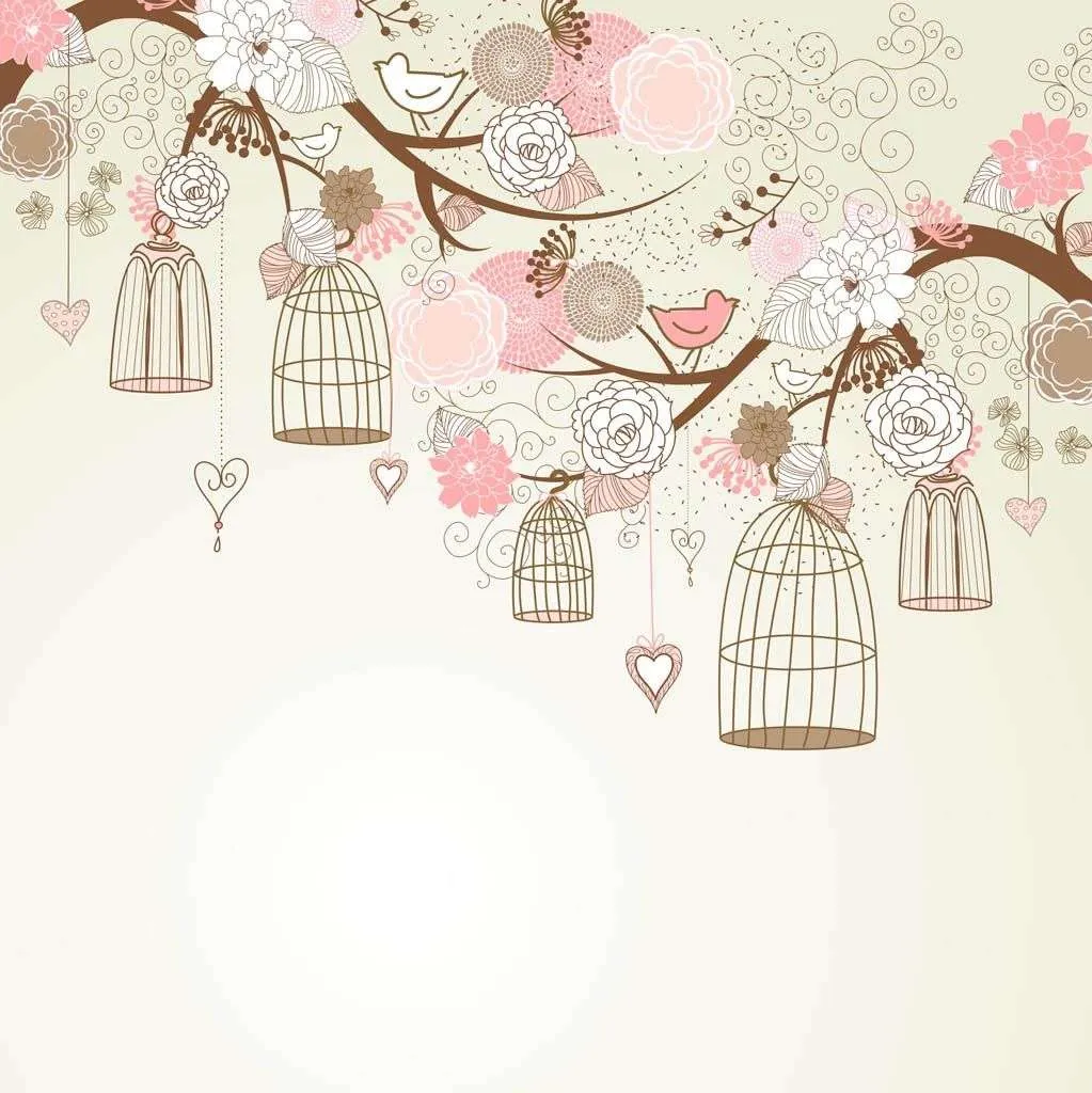 Фотообои в интерьере цветочный принт с клетками  12-1294 фото