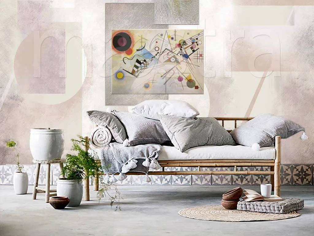 Фотообои Абстракция серая  7-835