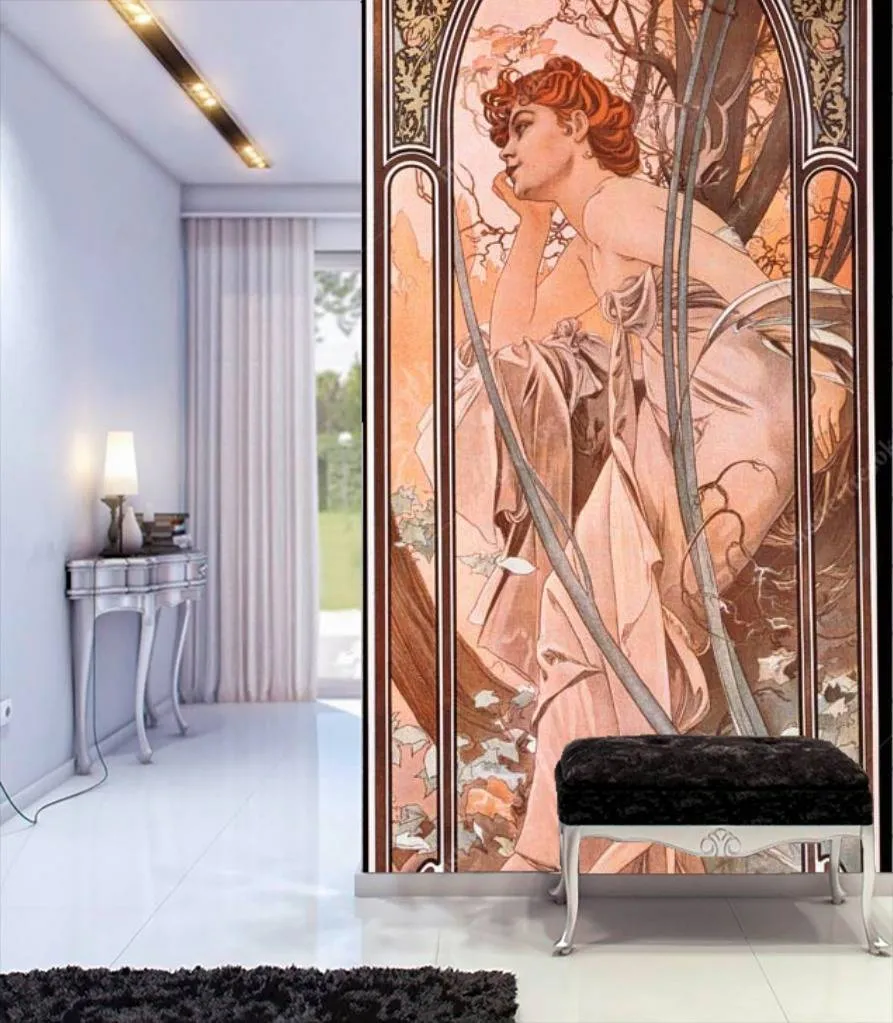 Фотообои Альфонс Мариа Муха – Вечерние мечты  8-182