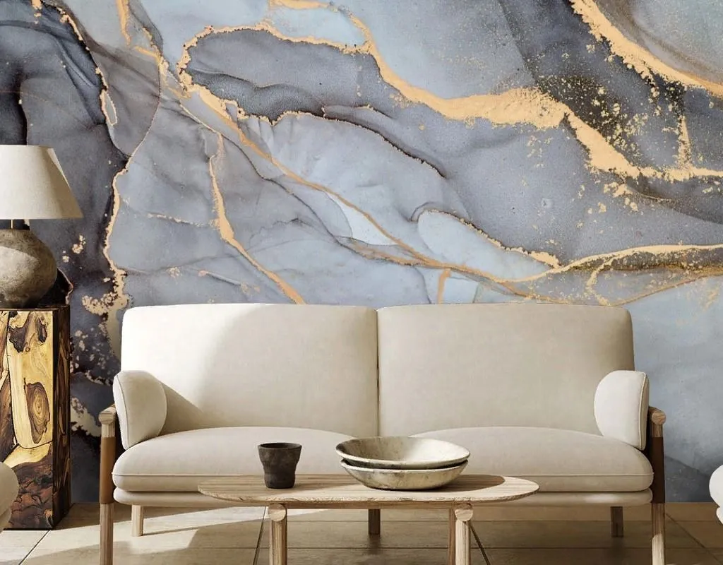 Фотообои Мрамор серый светлый  9-2052