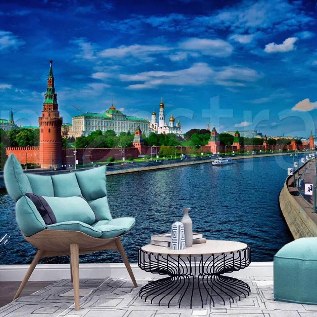 Фотообои Кремль со стороны Москвы - реки  4-217