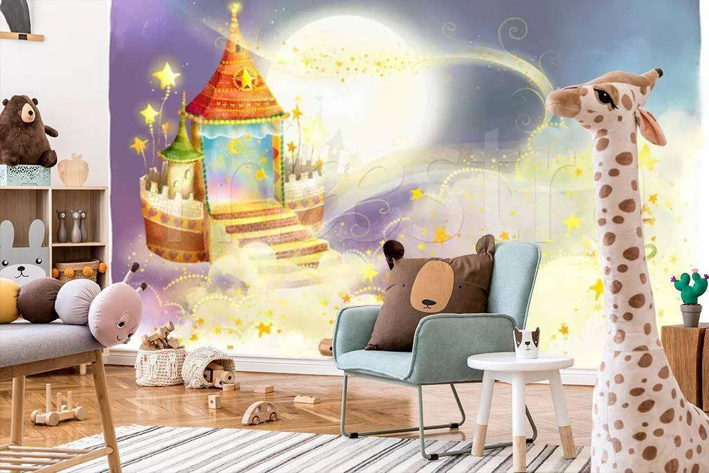 Фотообои в интерьере дом в звездах  12-306 фото