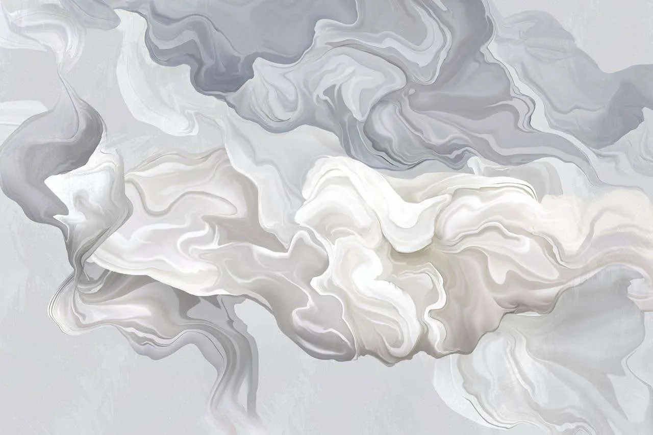 Фотообои в интерьере 3д абстракция чернилами  13-716 фото