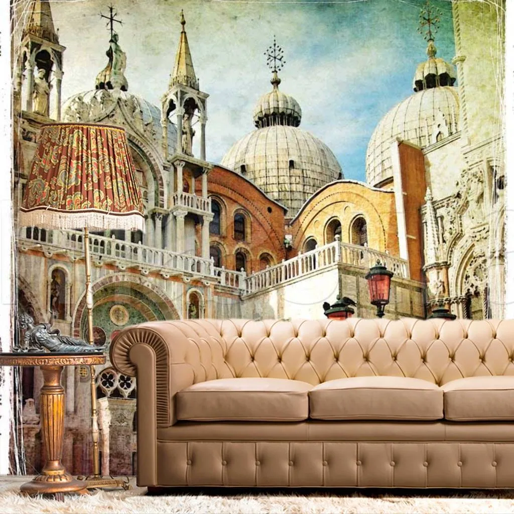 Фотообои Венеция в цвете сепия  11-098