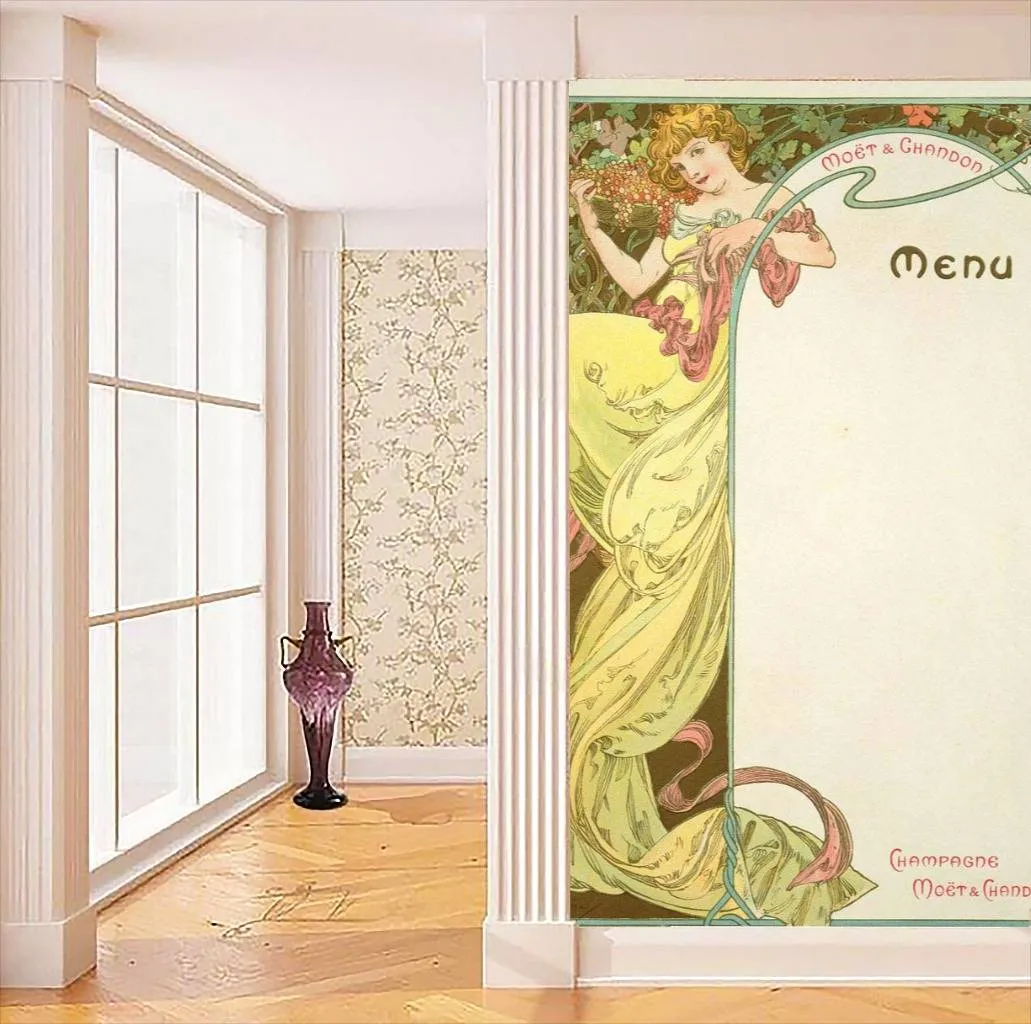 Фотообои Альфонс Мариа Муха - Меню1  8-246