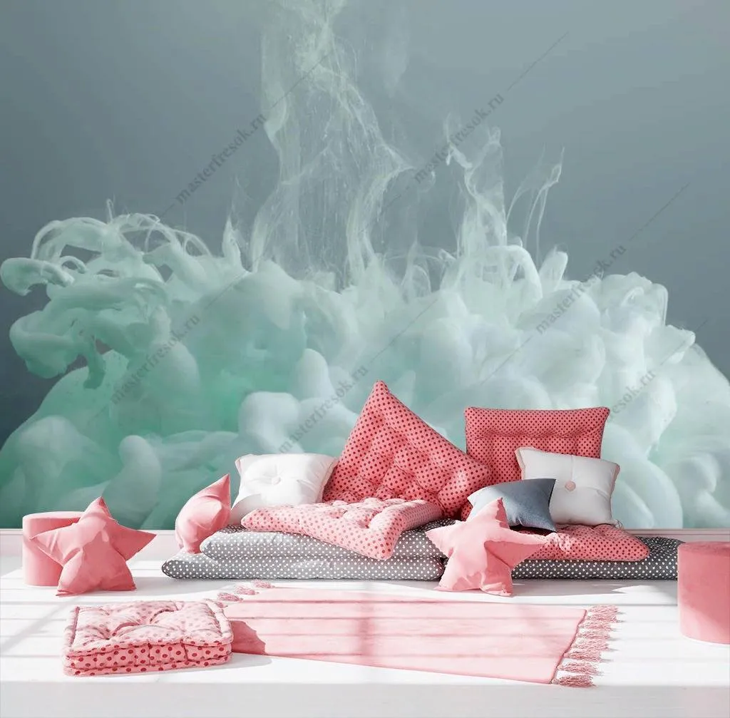 Фотообои Бирюзовые краски  9-1148