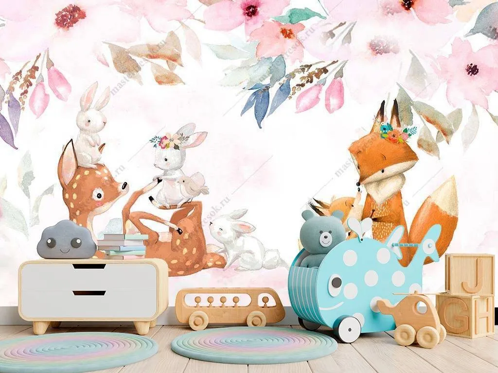 Фотообои Милые иллюстрации  14-004