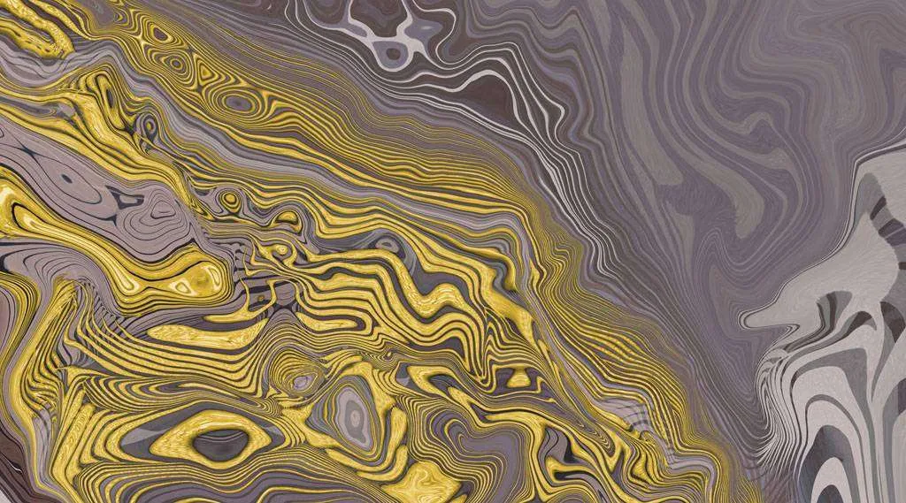 Фотообои в интерьере золотой рельеф  13-327 фото