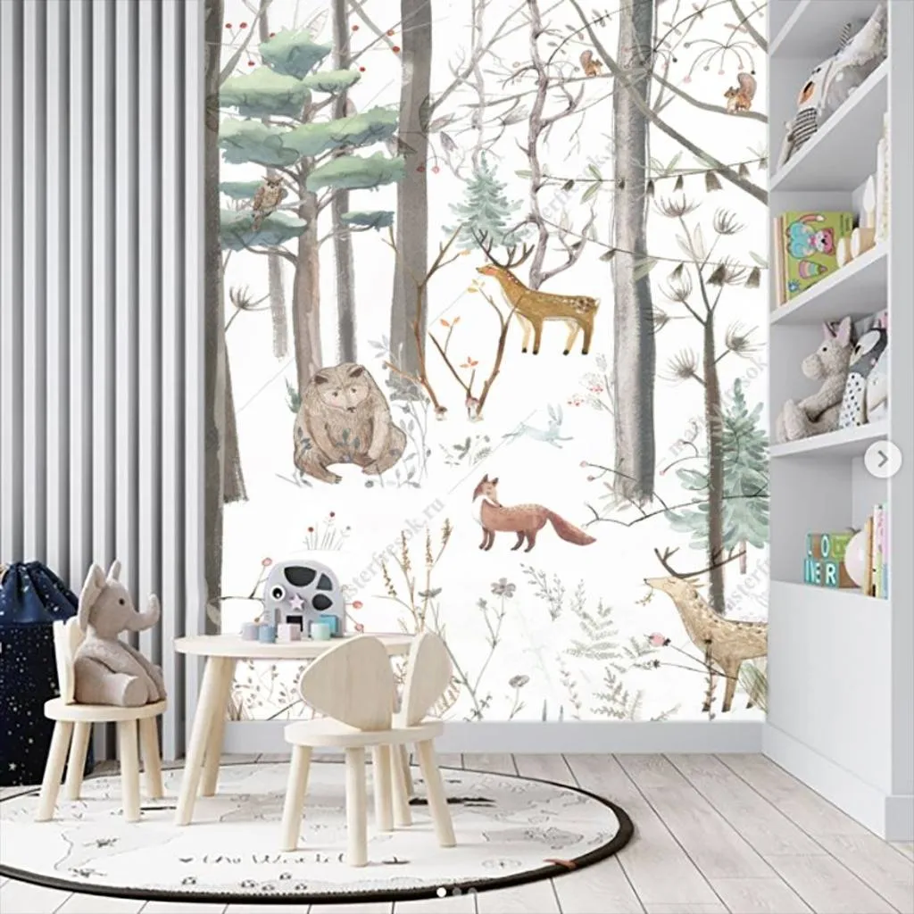 Фотообои Зимний лес  12-941