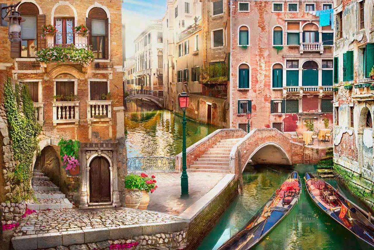 Фотообои в интерьере виды венеции  6-016 фото