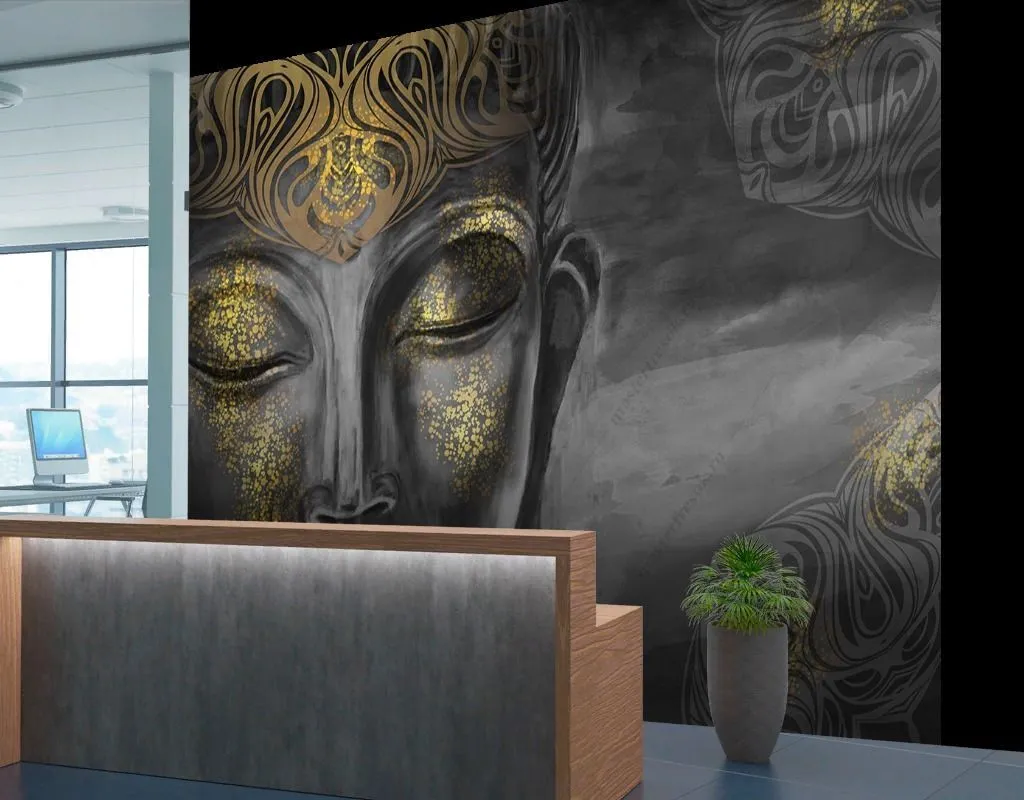 Фотообои Золото Будды  10-976