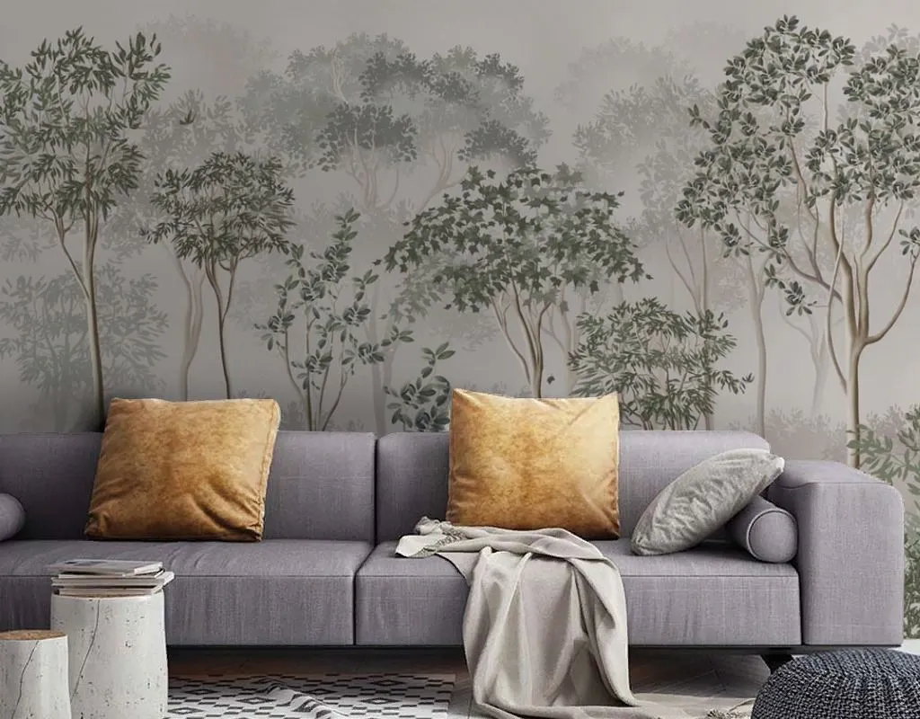 Фотообои в спальню Лес   13-680