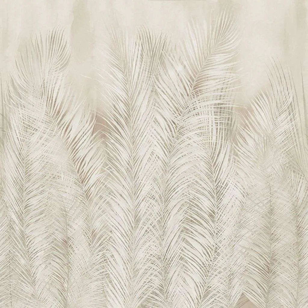 Фотообои в интерьере светло-зеленая ботаника  9-1318 фото