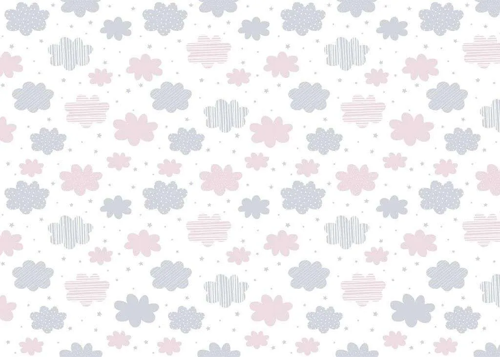 Фотообои в интерьере облака разноцветные  12-758 фото