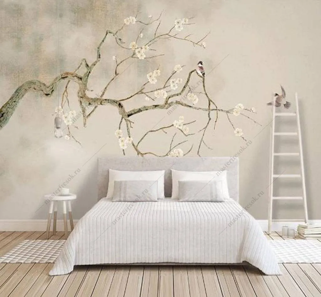 Фотообои Цветущая веточка  15-891
