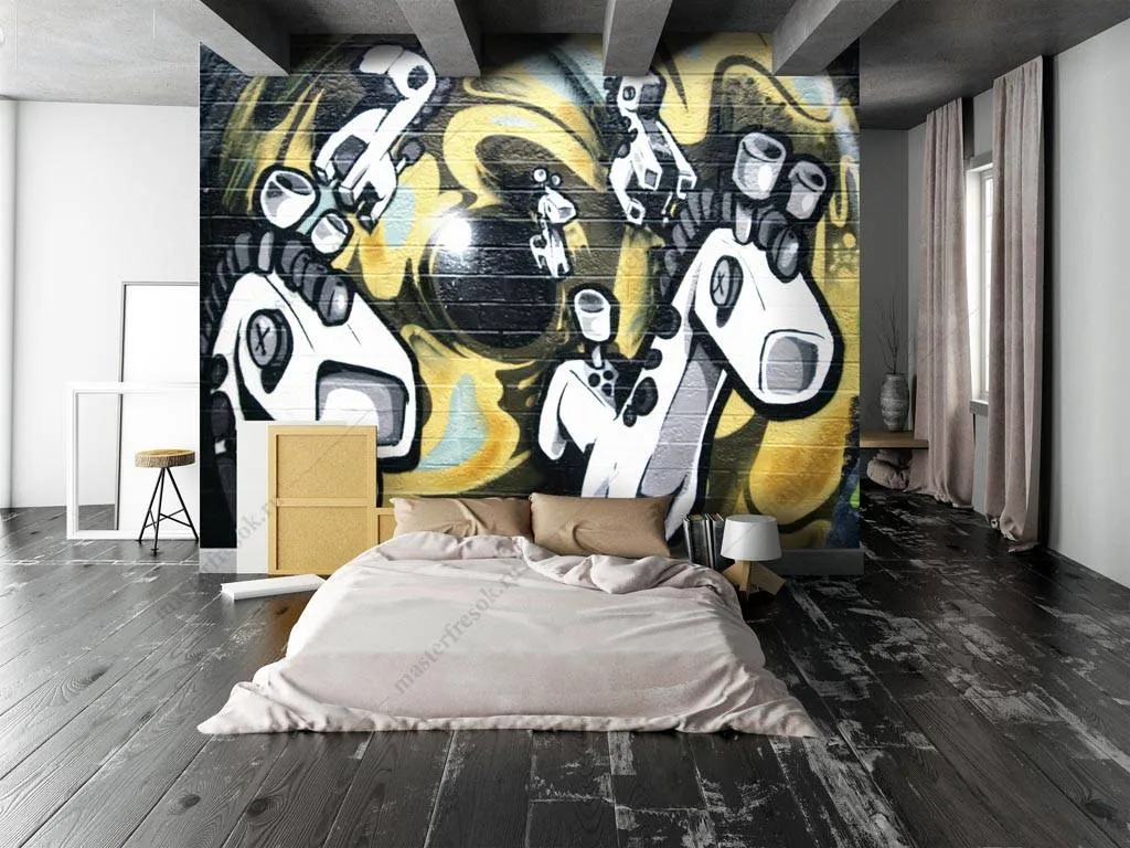 Фотообои 3D граффити  12-1280