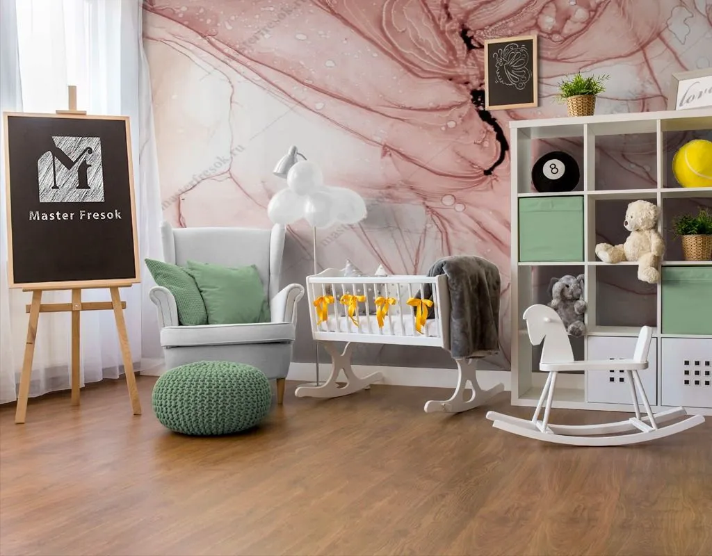 Фотообои Пудровый фон  9-1558