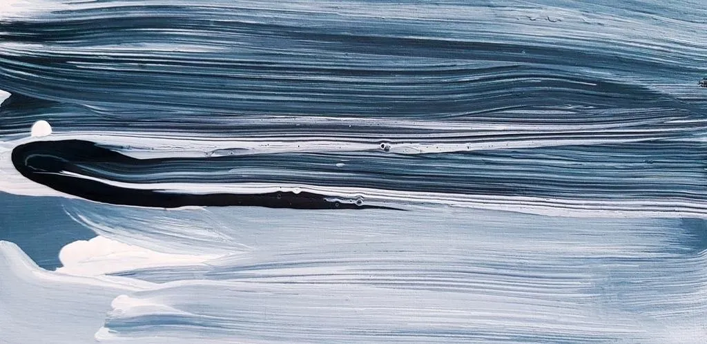 Фотообои в интерьере абстракция маслом  9-2071 фото