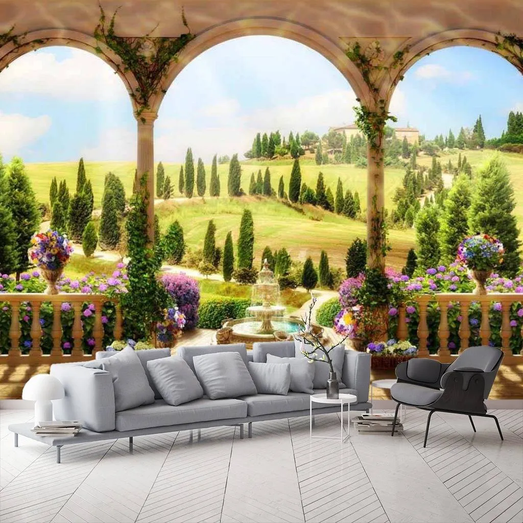 Фотообои Арка в райский сад  17-0106