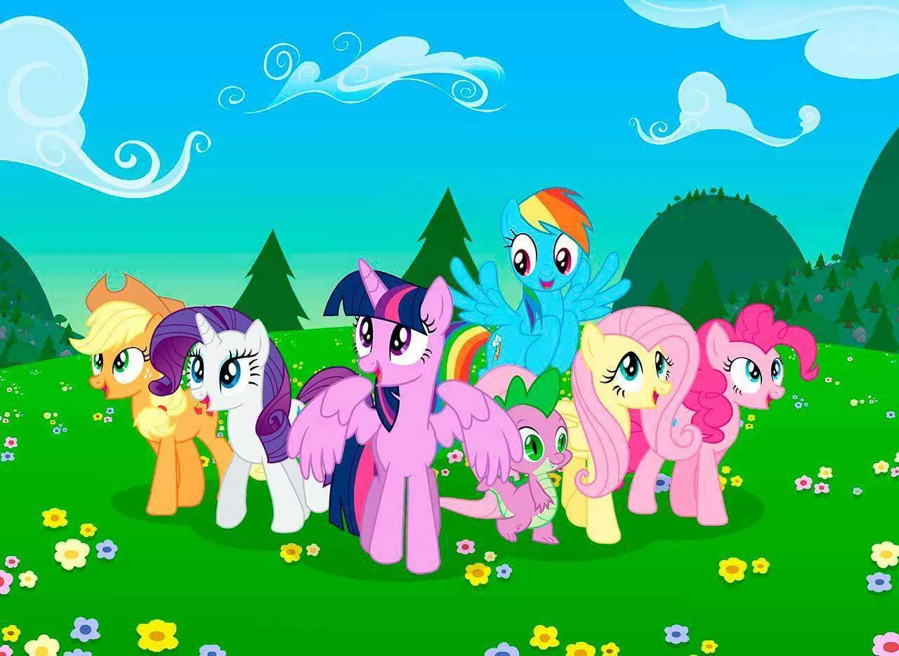 Фотообои в интерьере литтл пони  12-606 фото