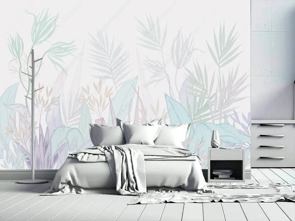 Фотообои Ботаника светлая  13-224