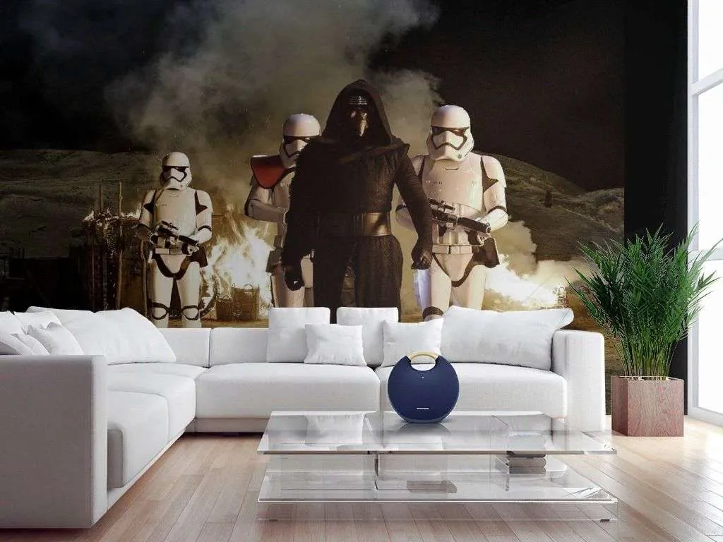 Фотообои в интерьере новые звёздные войны  12-1223 фото
