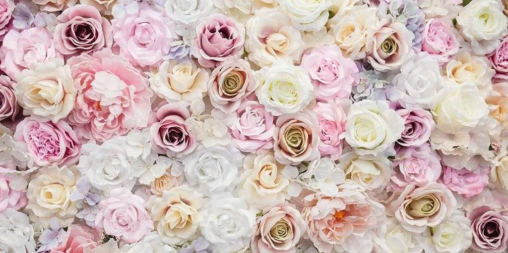 Фотообои в интерьере панно с розами  9-1764 фото