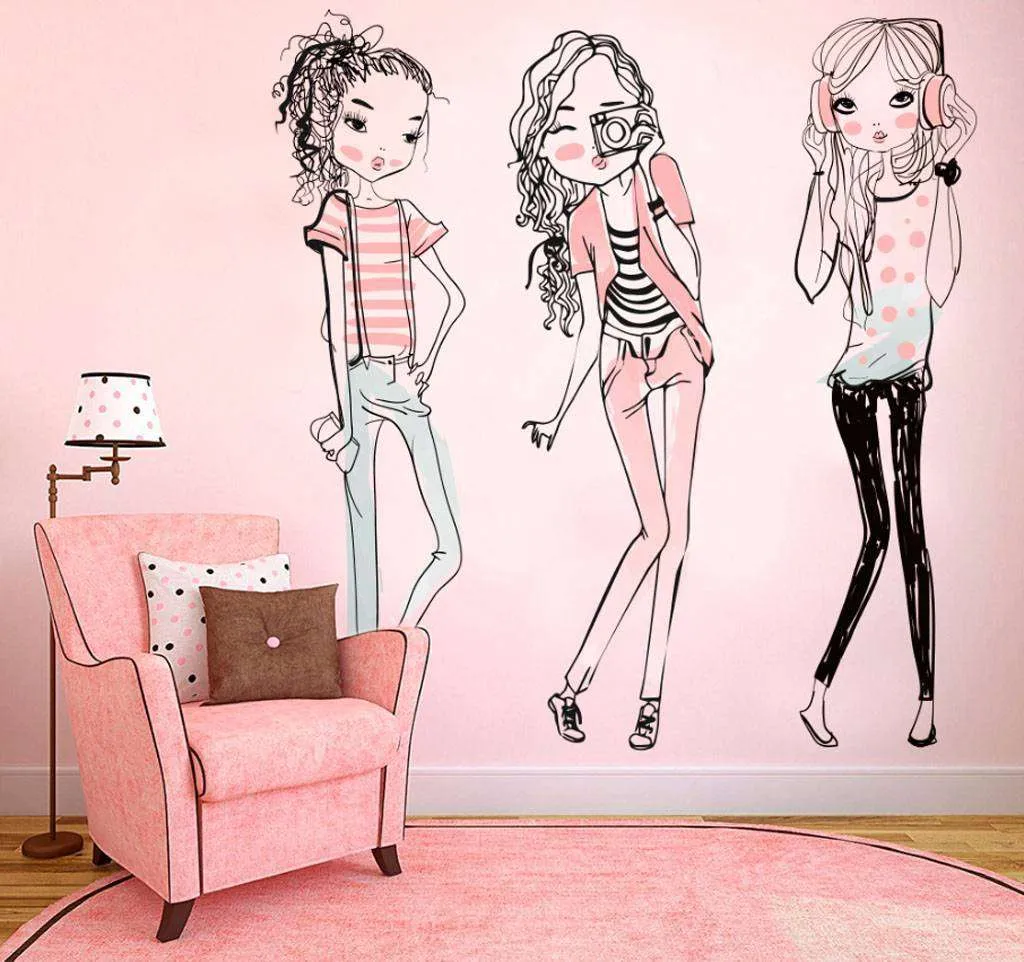 Фотообои в интерьере стильняшки  12-627 фото