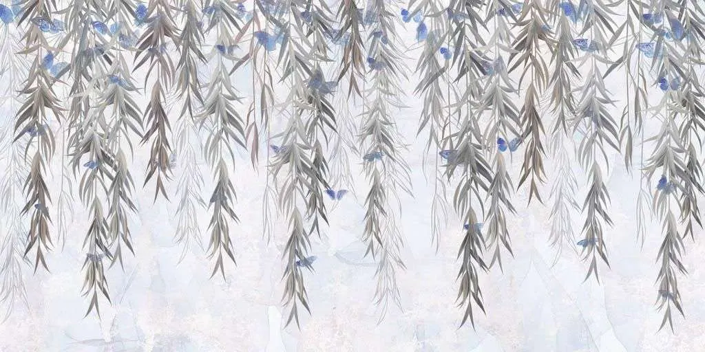 Фотообои в интерьере плакучая ива  9-1477 фото