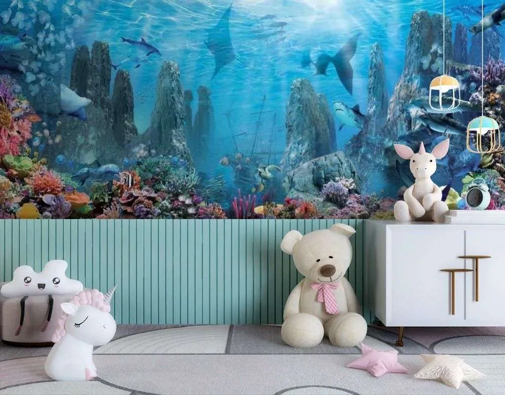 Фотообои в интерьере затонувший корабль  17-0086 фото