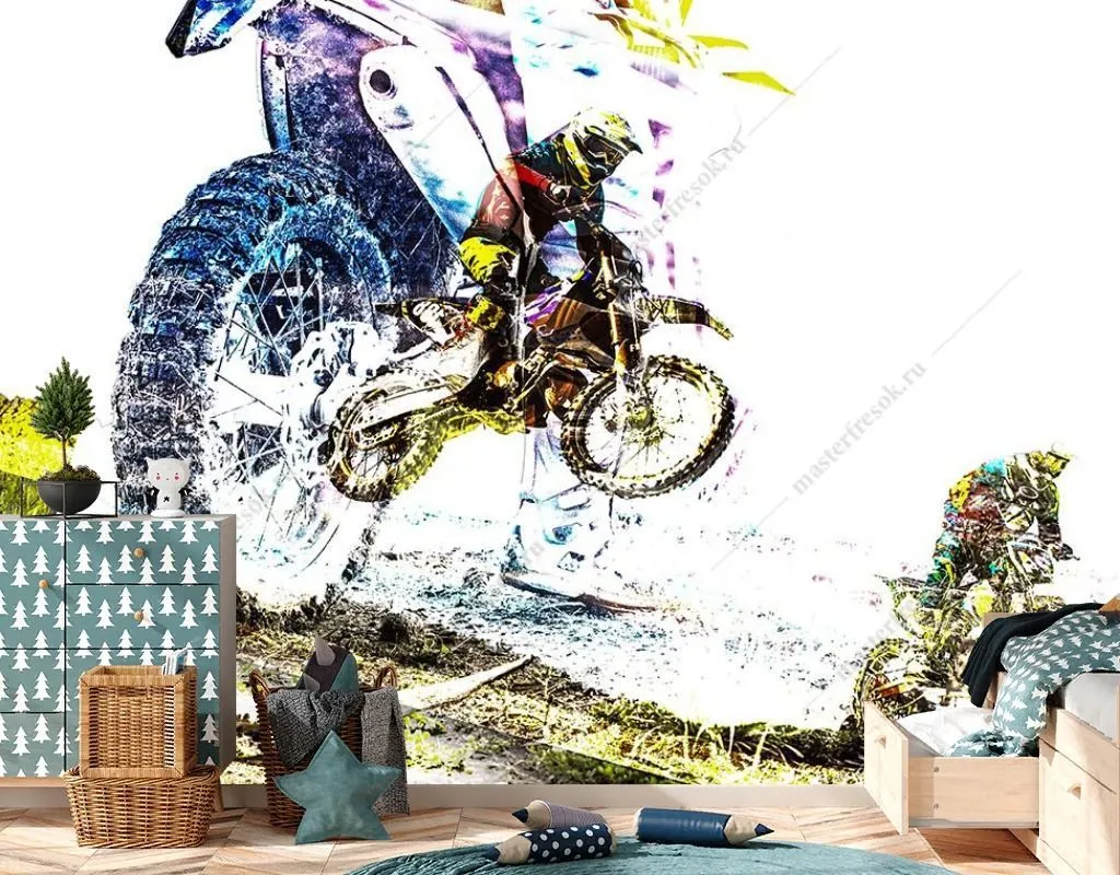 Фотообои Мотокросс  12-1407