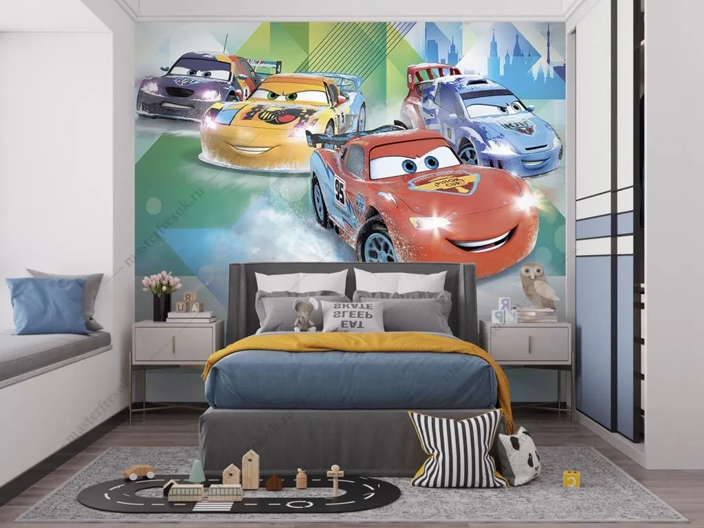 Фотообои Тачки и горы  12-1400