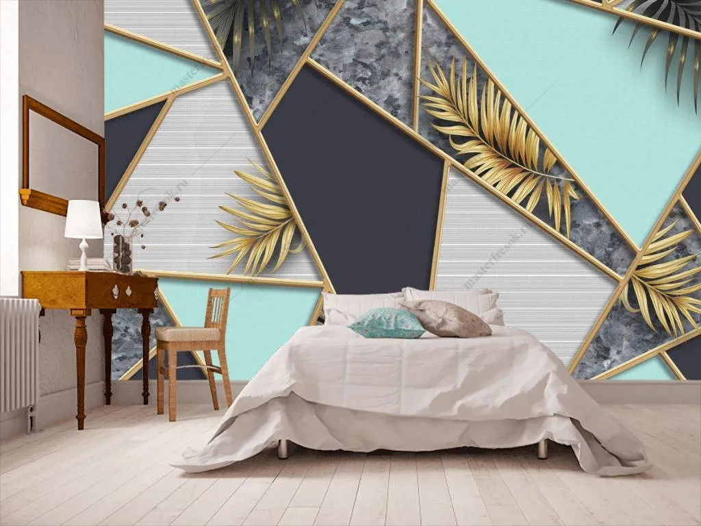 Фотообои 3д треугольники  10-681