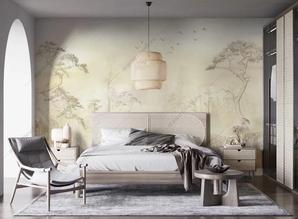 Фотообои Золотой лес  13-418