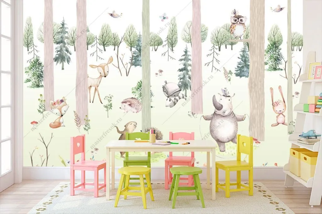 Фотообои Детский лес  14-253