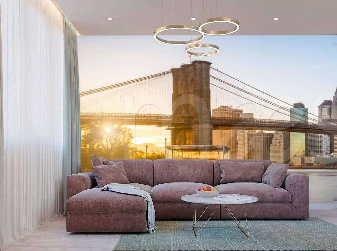 Фотообои Бруклинский мост панорама  9-833