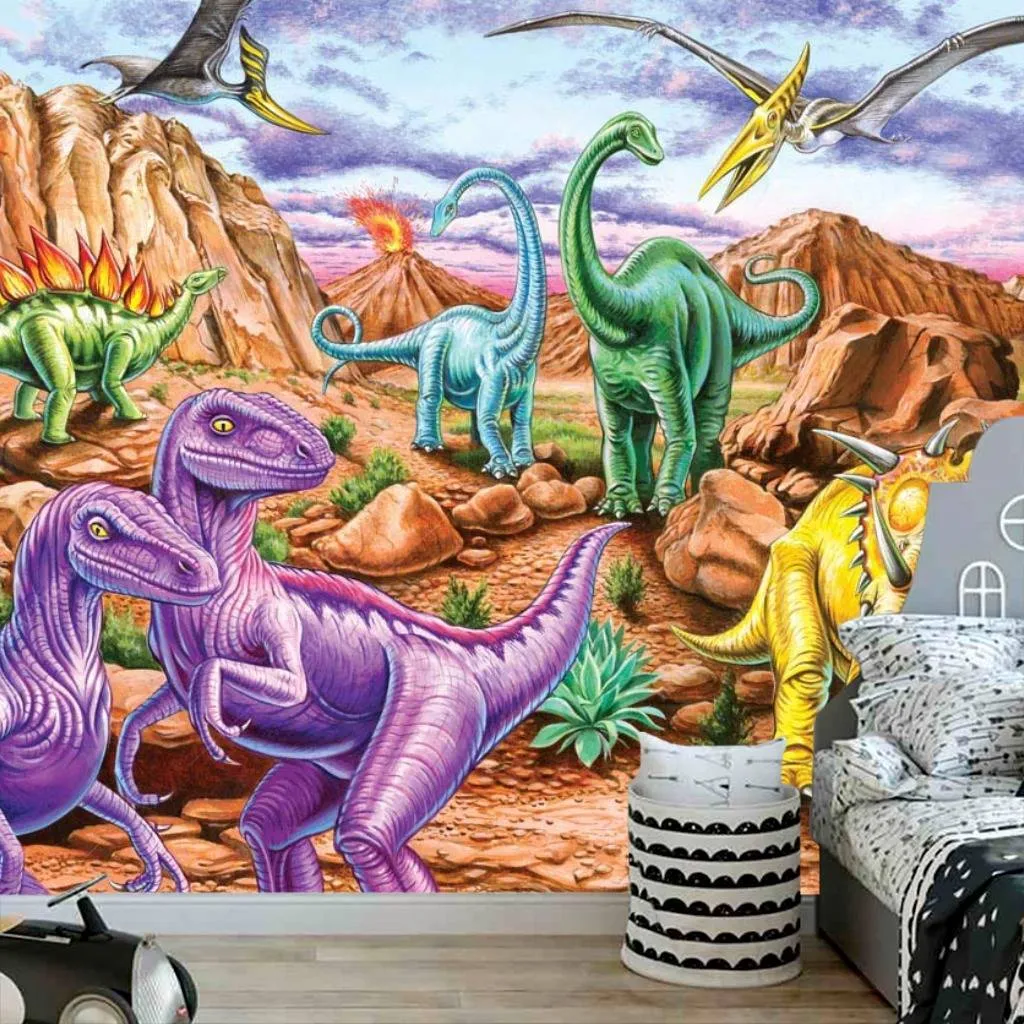 Фотообои Динозавры в горах  8-303